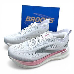 Brooks Glycerin 23 Women’s Running Shoes White Harbor Mist Metallic 10 D Wide